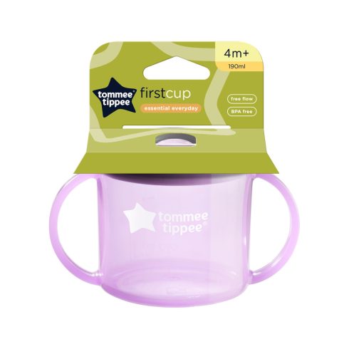 Tommee Tippee Essentials első itatópohár 4m+ - lila