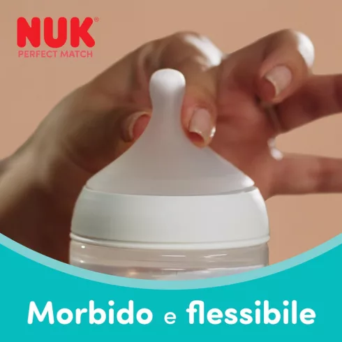 NUK Perfect Match Temperature Control cumisüveg 260 ml 3+hó - Micimackó