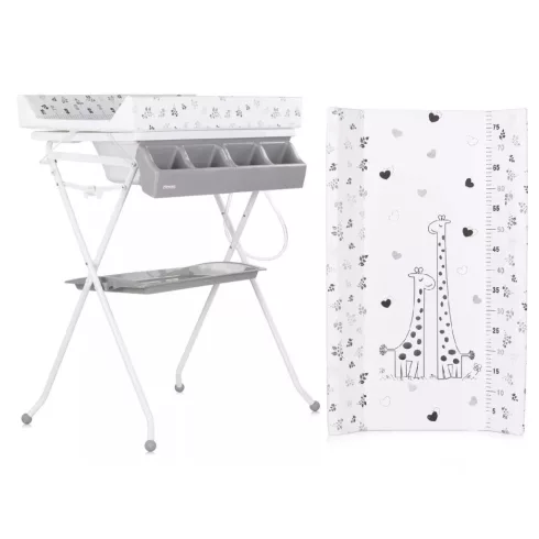 Chipolino Aqua kád + állvány pelenkázólappal - Giraffe 
