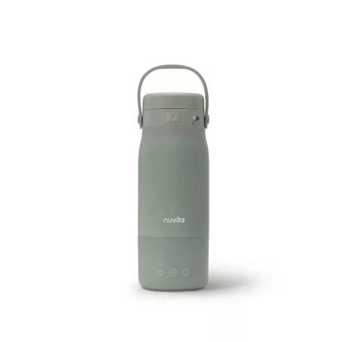 Nuvita Hot'n'go hordozható cumisüveg-melegítő - Sage green - 1190