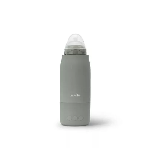 Nuvita Hot'n'go hordozható cumisüveg-melegítő - Sage green - 1190