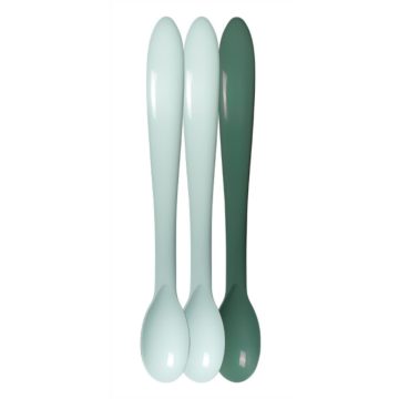 Baby-Nova hosszúnyelű kanál 3 db - zöld