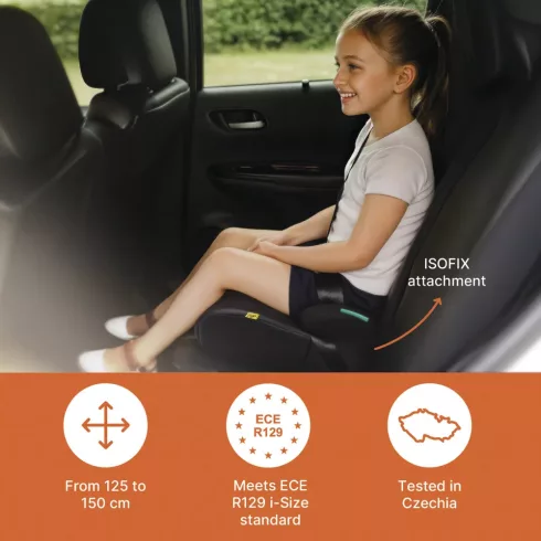 Zopa Kappa Isofix i-Size ülésmagasító 125-150 cm - Grey
