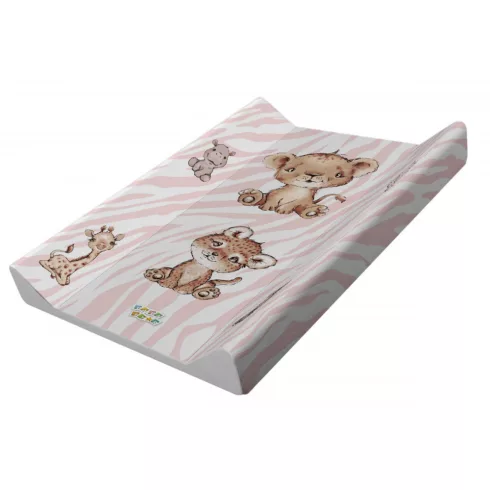 Babastar merev pelenkázó lap 50*70 cm - rózsaszín szafari