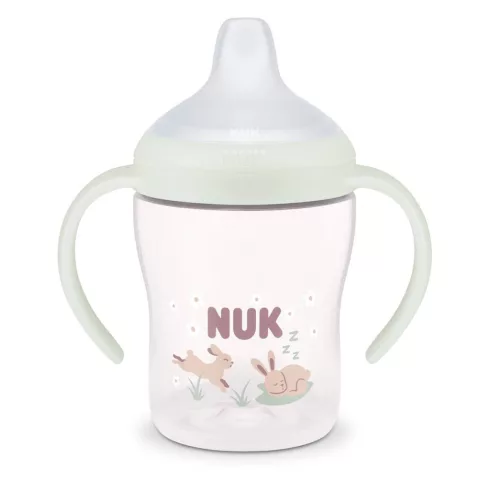NUK Perfect Match tanulópohár Night 6+hó 150ml - rózsaszín nyuszi