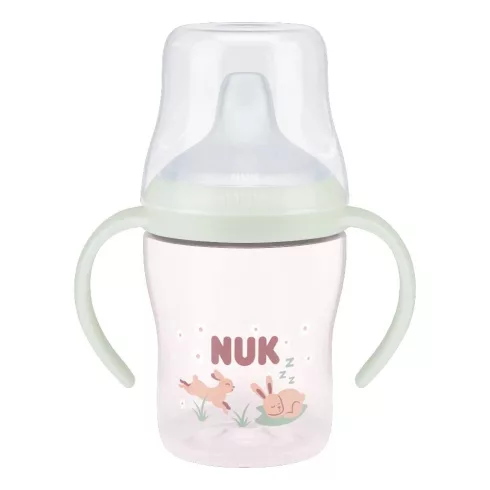 NUK Perfect Match tanulópohár Night 6+hó 150ml - rózsaszín nyuszi