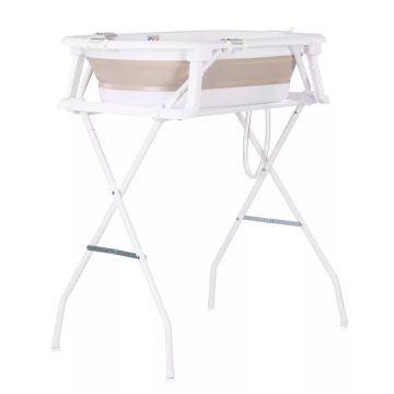   Chipolino Malibu kád leeresztő dugóval 87cm + állvány - beige