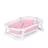   Chipolino Malibu kád leeresztő dugóval 87cm + állvány - pink