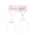 Chipolino Malibu kád leeresztő dugóval 87cm + állvány - pink