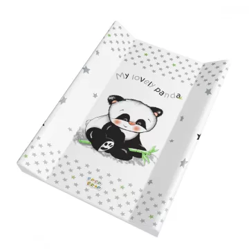 Babastar merev pelenkázó lap 50*70 cm - szürke panda

