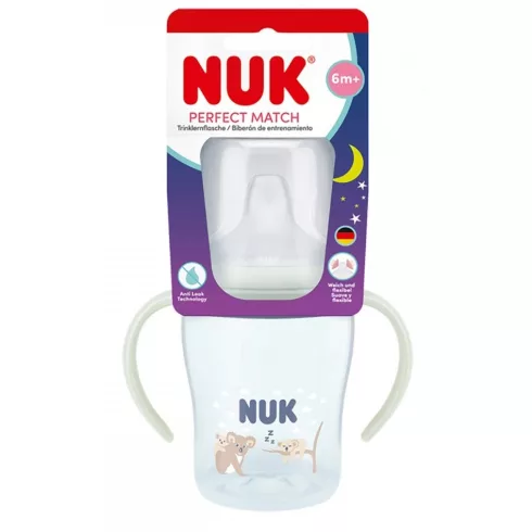 NUK Perfect Match tanulópohár Night 6+hó 150ml - kék koala