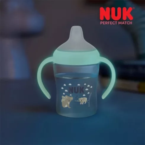 NUK Perfect Match tanulópohár Night 6+hó 150ml - kék koala