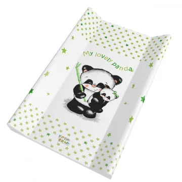   Babastar merev pelenkázó lap 50*80 cm - zöld panda és mamája