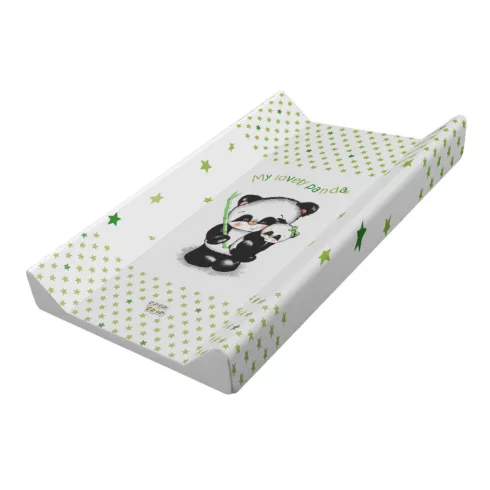 Babastar merev pelenkázó lap 50*80 cm - zöld panda és mamája