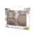 Lorelli Természetes szilikon 4 db-os étkészlet - Beige