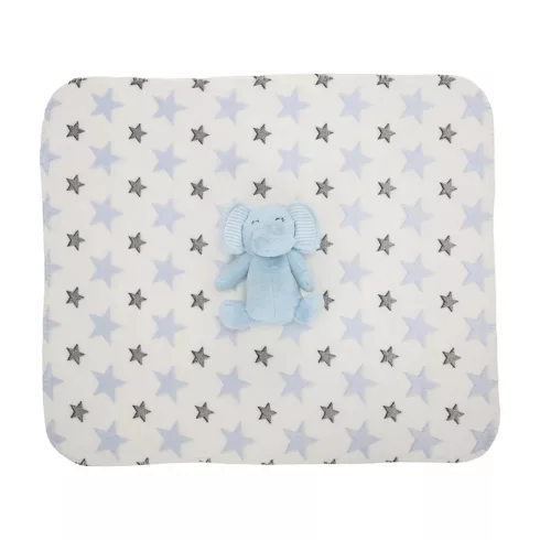 Lorelli Nappy takaró 75x90 cm - Blue Elephant 