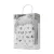 Lorelli Poffy Duo takaró 75x90 cm párnával 45x30 cm - White Grey Teddy Bear