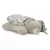 Lorelli Poffy Duo takaró 75x90 cm párnával 45x30 cm - White Beige Teddy Bear