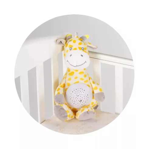Chipolino projektoros zenélő plüss játék - Giraffe