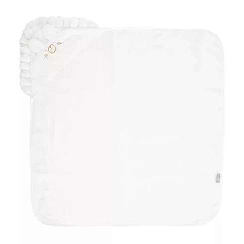 Lorelli kapucnis kifogó 90x90 cm  - White