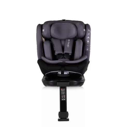 Chipolino Clima Air I-Size autósülés 40-150cm - anthracite