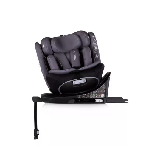Chipolino Clima Air I-Size autósülés 40-150cm - anthracite