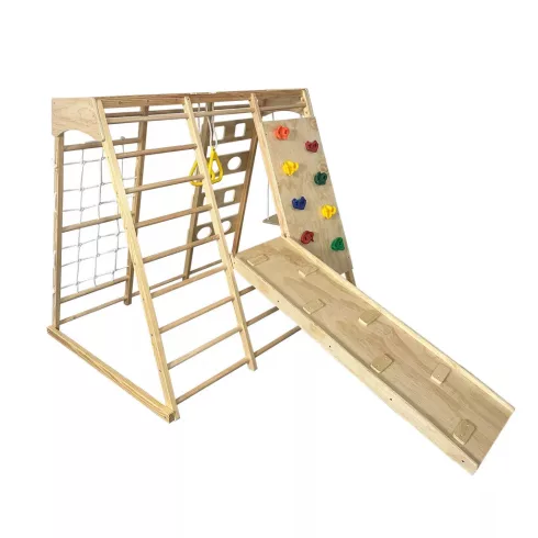 Chipolino Fa mászóka és hinta - natúr
