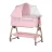 Chipolino Charisma babaöböl - powder pink/wood