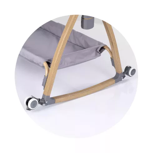 Chipolino Charisma babaöböl - powder pink/wood