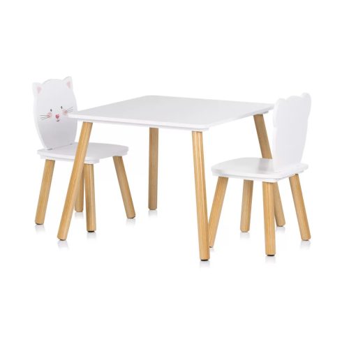 Chipolino Asztalka 2 székkel - bear and kitten