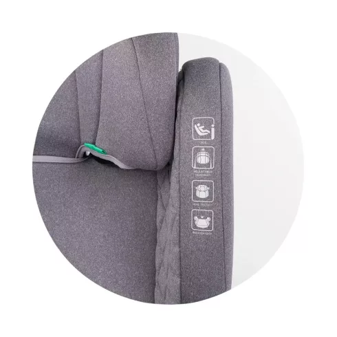 Chipolino Cyber autósülés 100-150cm - platinum