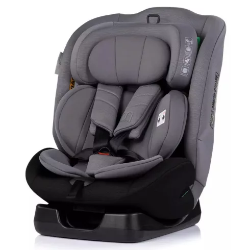 Chipolino Mondial autósülés I-Size 40-150cm - charcoal 