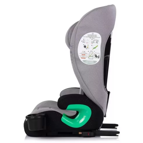 Chipolino Patrol autósülés Isofix 100-150cm - platinum 
