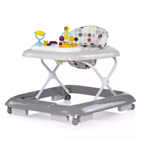 Chipolino Baby Steps zenélő bébikomp - Grey