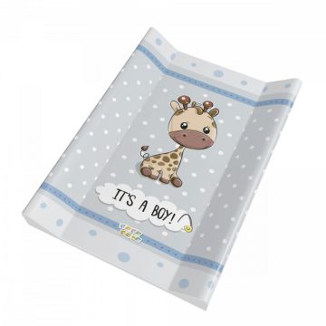   Babastar puha 2 ékes pelenkázó lap 50*70 cm - it's a boy ! zsiráf szürke