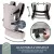 Dreambaby Journey ergonomikus 3az1 ben babahordozó 15 kg-ig - bézs