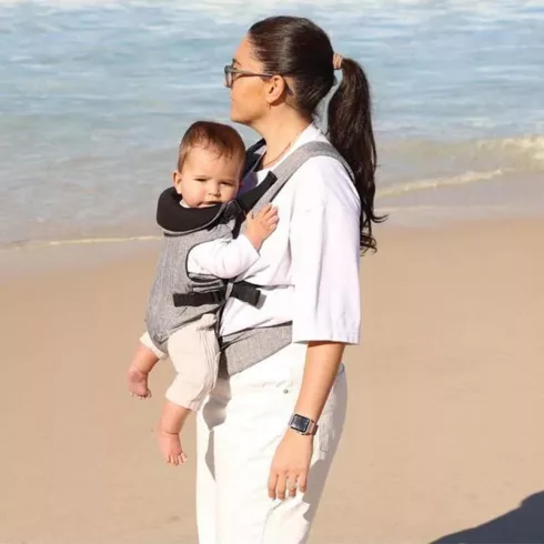 Dreambaby Journey ergonomikus 3az1 ben babahordozó 15 kg-ig - szürke