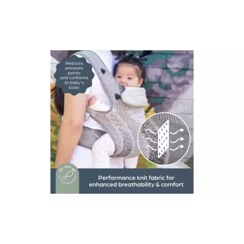 Dreambaby Inspire szövet babahordozó 15 kg-ig - szürke