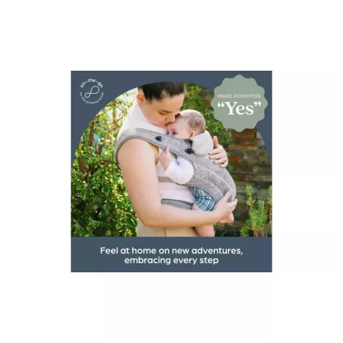 Dreambaby Inspire szövet babahordozó 15 kg-ig - szürke