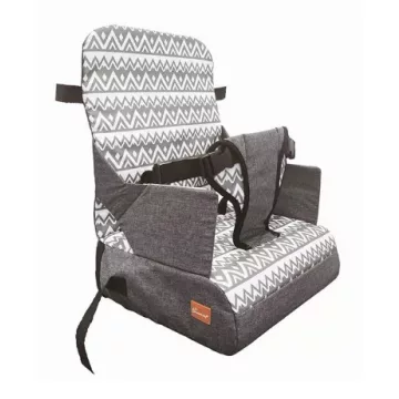   Dreambaby Grab 'n go textil székmagasító utazószék háttámlás székre - zig-zag grey