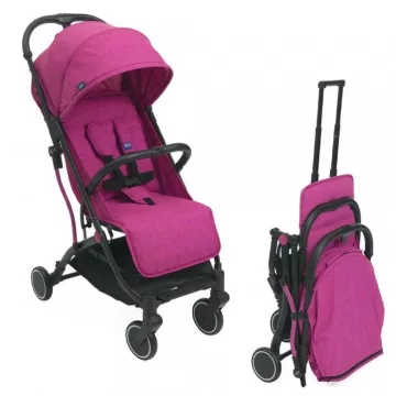   Chicco TROLLEYme babakocsi automata zárral  0h + Aurora Pink