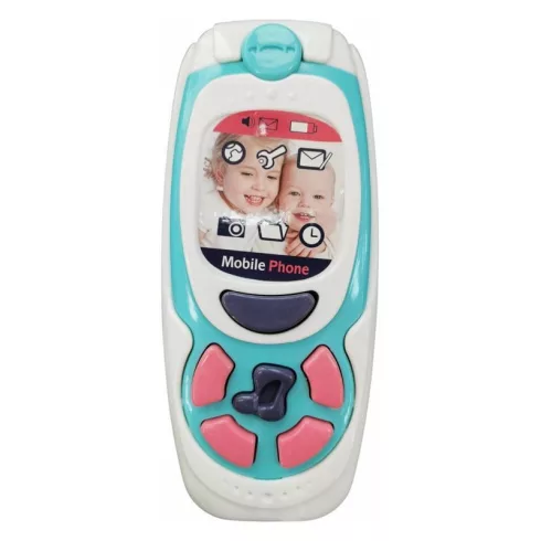 Chipolino Gyerekjáték mobiltelefon zenével és fénnyel - blue