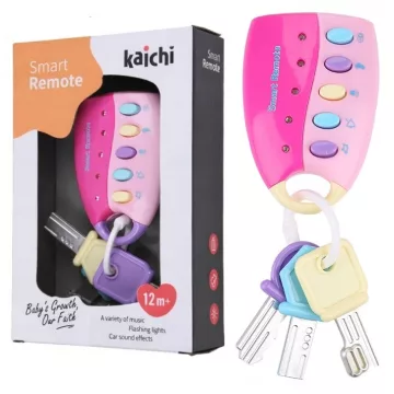 Chipolino Gyerekjáték távirányító és kulcsok - pink