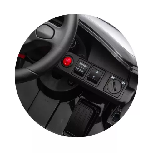 Chipolino Porsche Carrera GT LUX elektromos autó - black