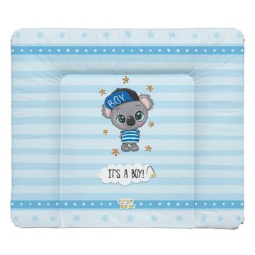   Babastar puha pelenkázó lap 85*75 cm - It's a boy ! koala kék