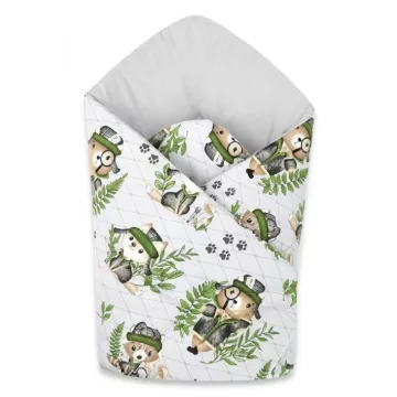   Baby Shop kókuszpólya 75x75cm -  Természetes nyomozók szürke 