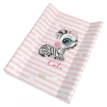 Babastar merev pelenkázó lap 50*70 cm - Rózsaszín zebra