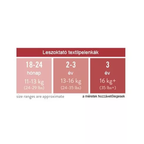 BambinoMio leszoktató nadrág 11-13 kg (18-24 hó) - Captain Carrot