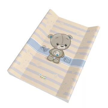   Babastar puha 2 ékes pelenkázó lap 50*70 cm - kék maci + pillangó 