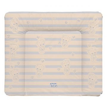   Babastar puha pelenkázó lap 85*75 cm - Levendula apró maci + pillangó 